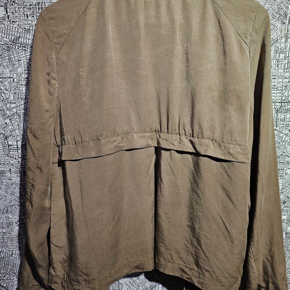 Eliane Rose - Olive Green Waterfall Blazer - Picture 3 of 5